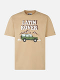T-shirt Arnott beige con stampa Latin Rover product image 1