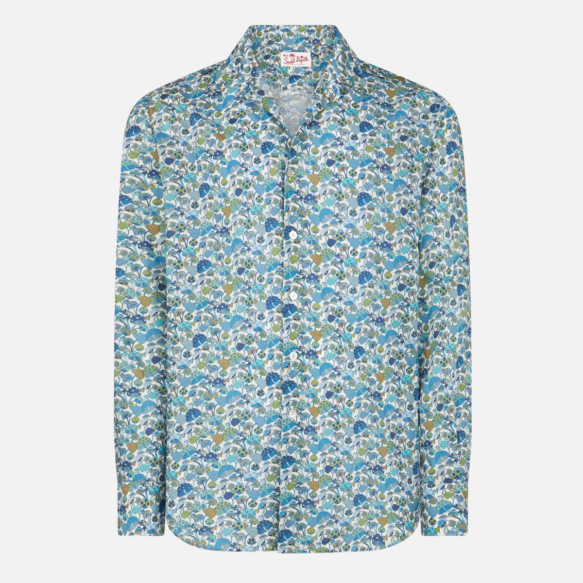 Camicia Sikelia con motivo funghi | Made with Liberty Fabric product image 4