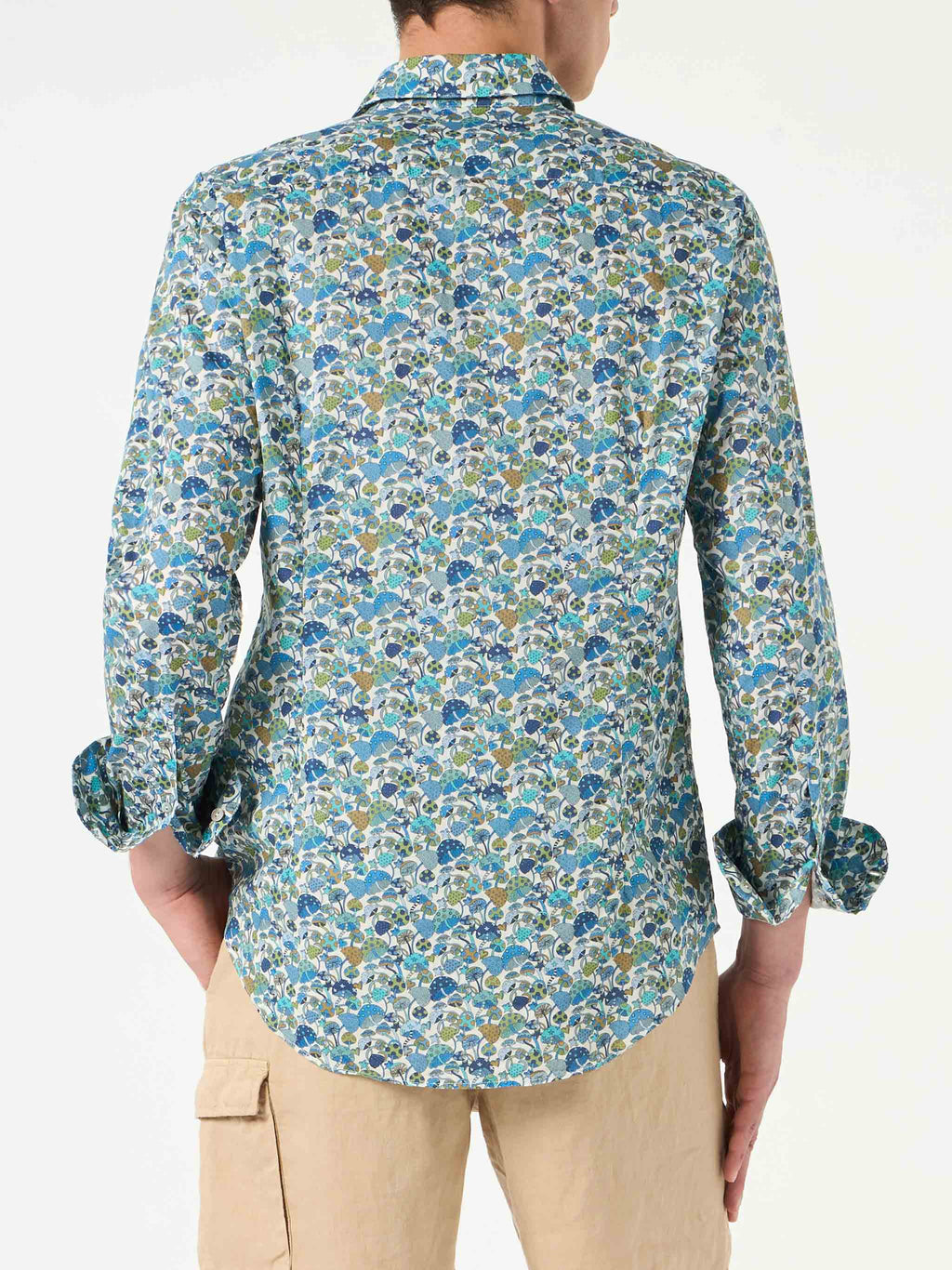 Camicia Sikelia con motivo funghi | Made with Liberty Fabric product image 2