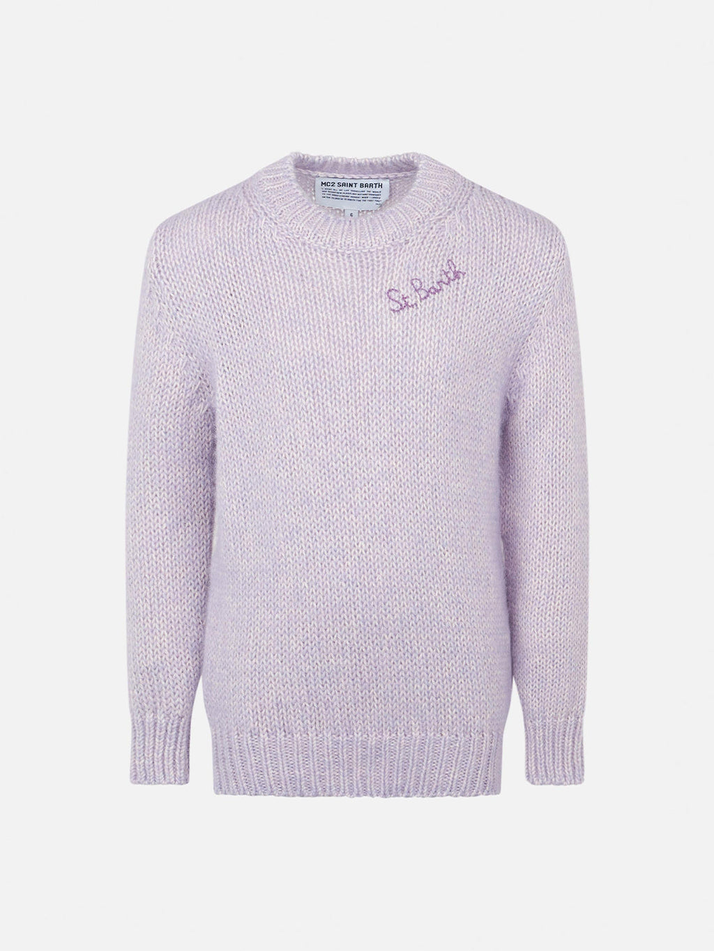 Maglia Princess Soft lilla con ricamo logo