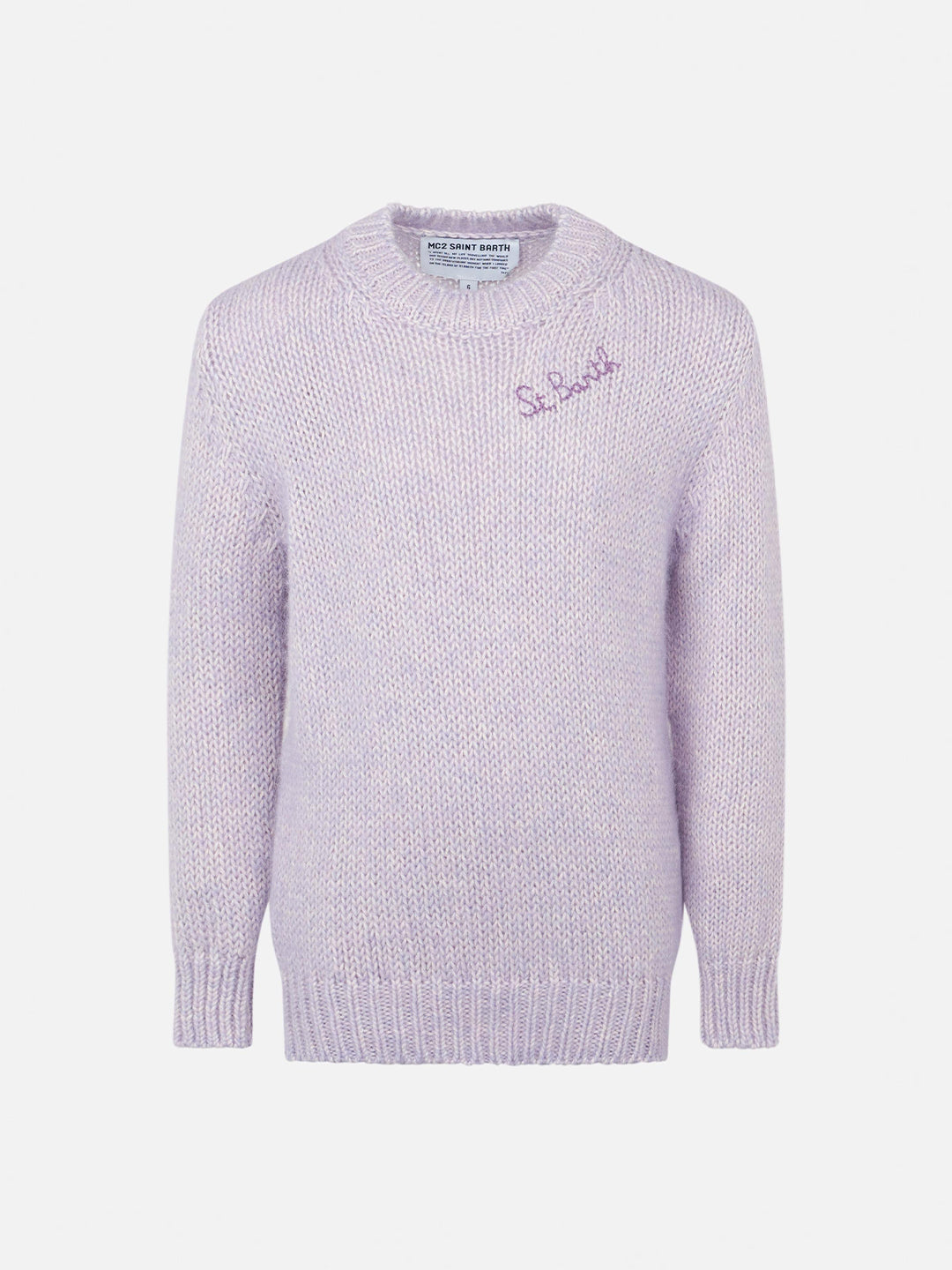 Maglia Princess Soft lilla con ricamo logo