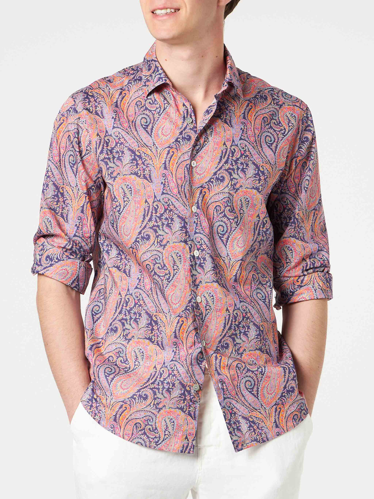 Camicia Sikelia con stampa paisley | Made with Liberty product image 1