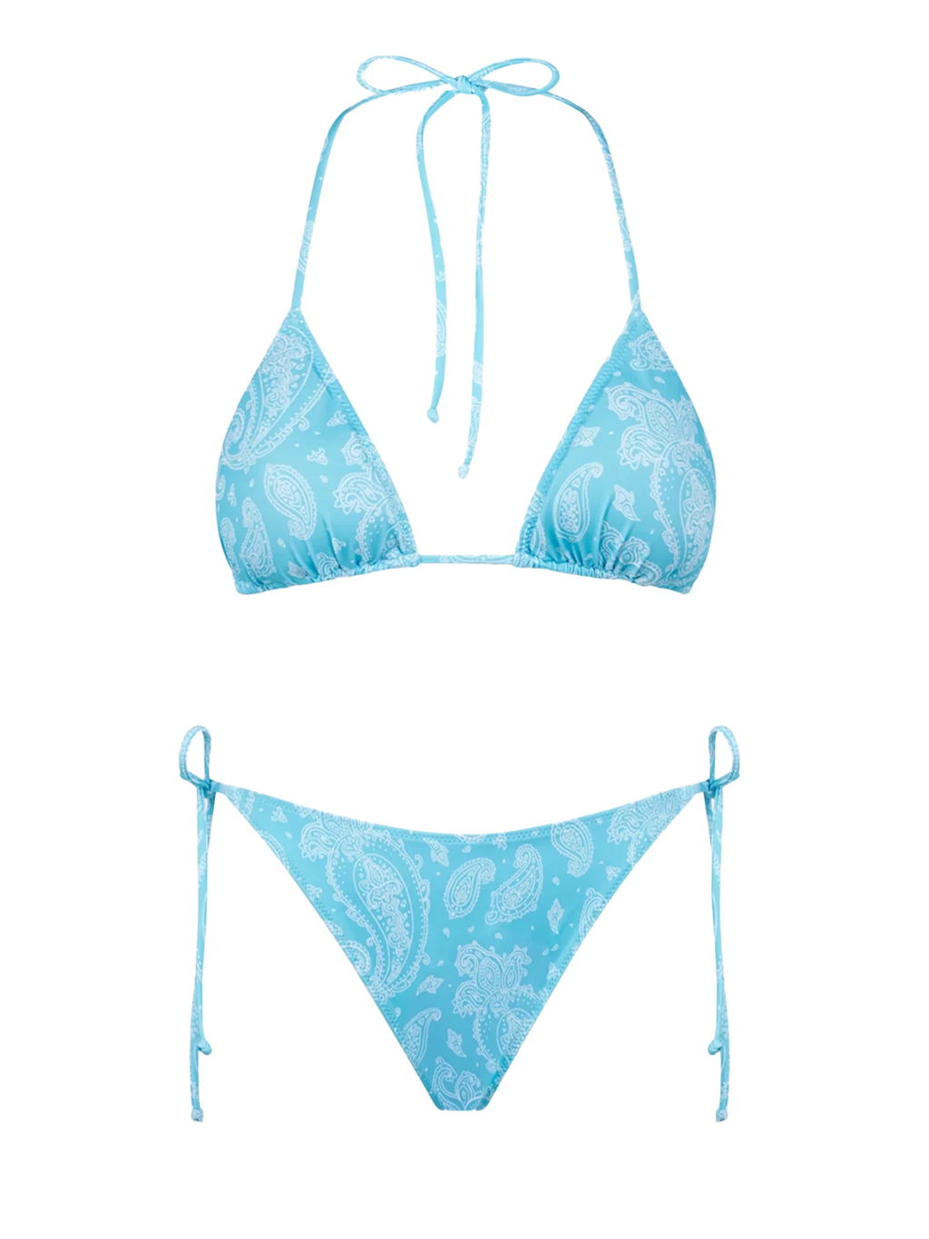 Bikini Leah Virgo triangolo stampa paisley