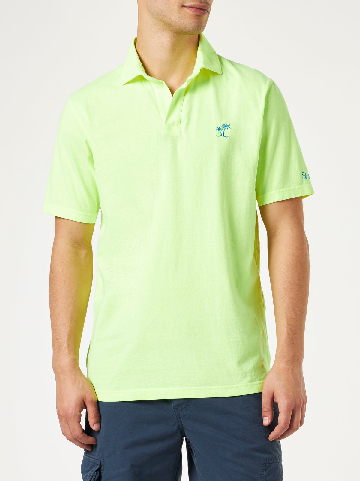Polo Brighton gialla fluo tinta in capo product image 1