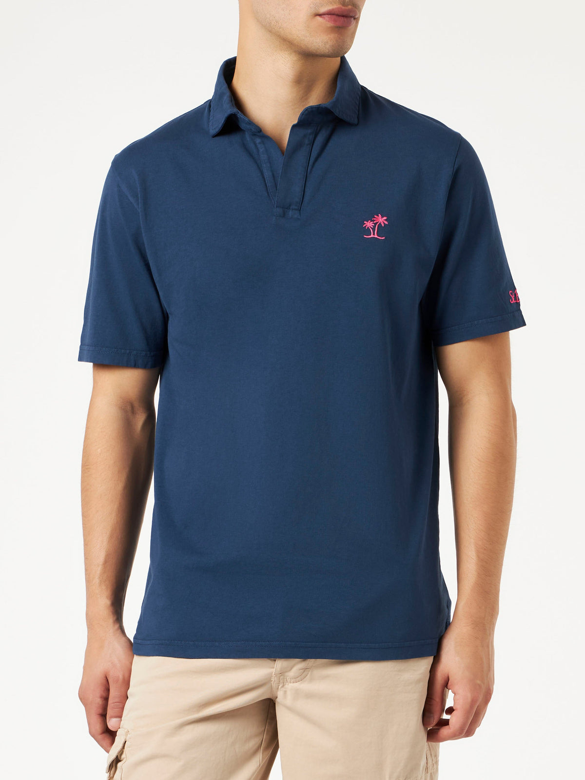 Polo Brighton blu navy tinta in capo product image 1
