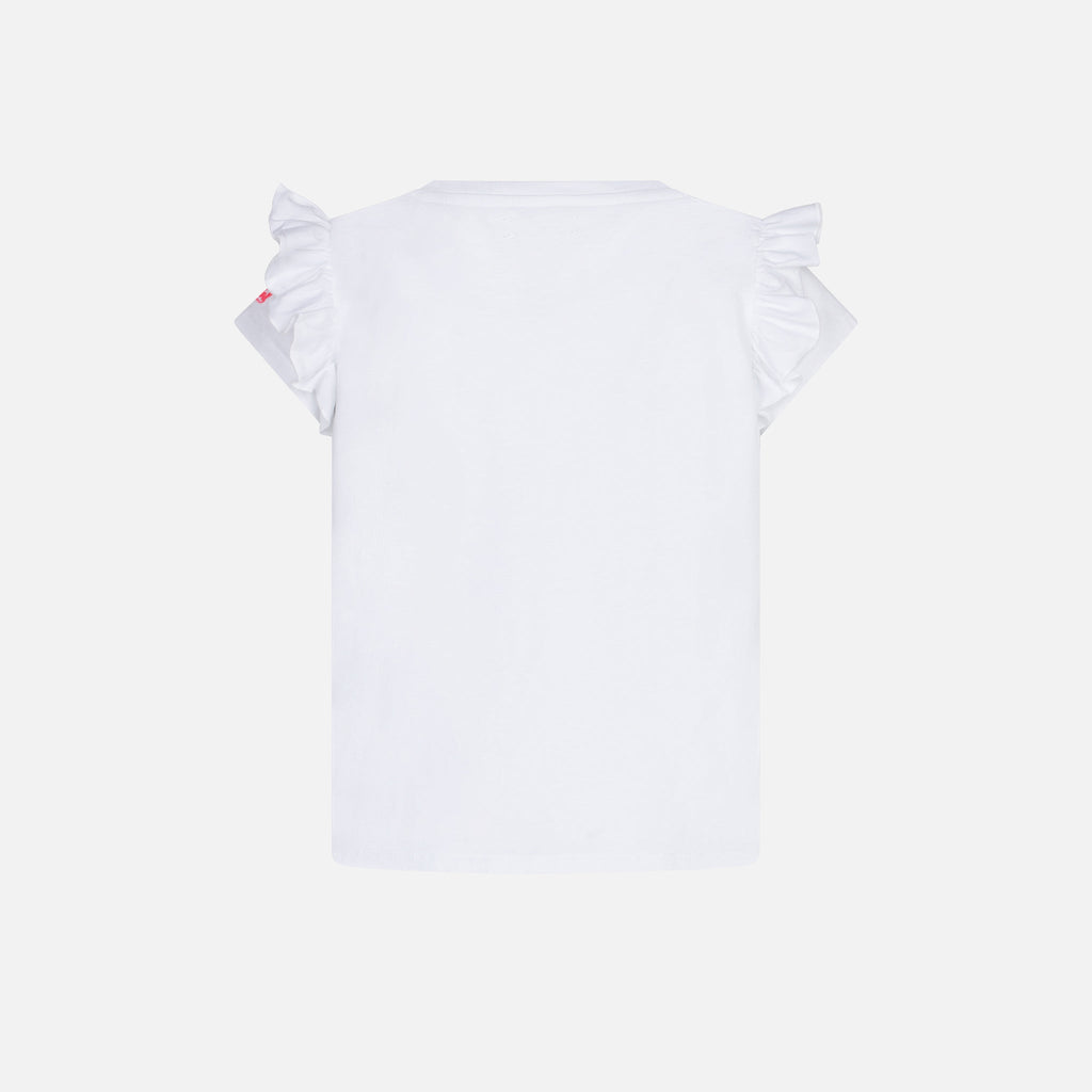T-shirt da bambina con balza e ricamo Portami al Mare product image 3