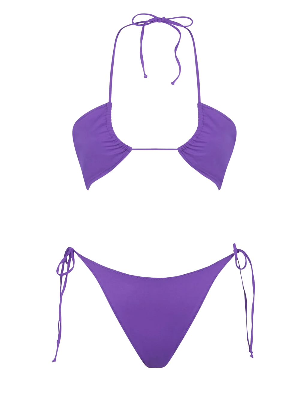 Bikini Dahlia Norah fascia viola tinta unita