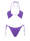 Bikini Dahlia Norah fascia viola tinta unita