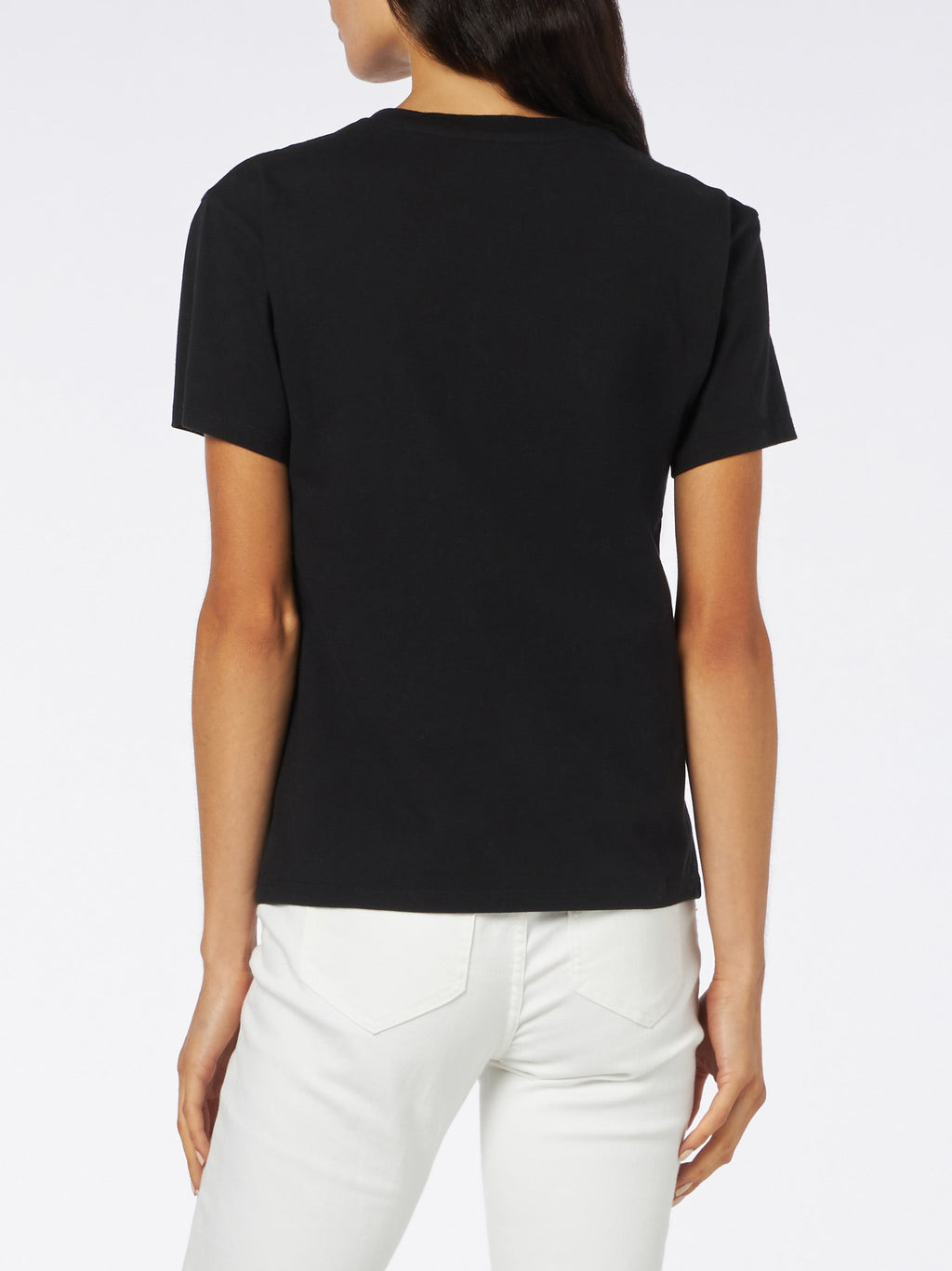 T-shirt Emilie nera con stampa strass product image 3
