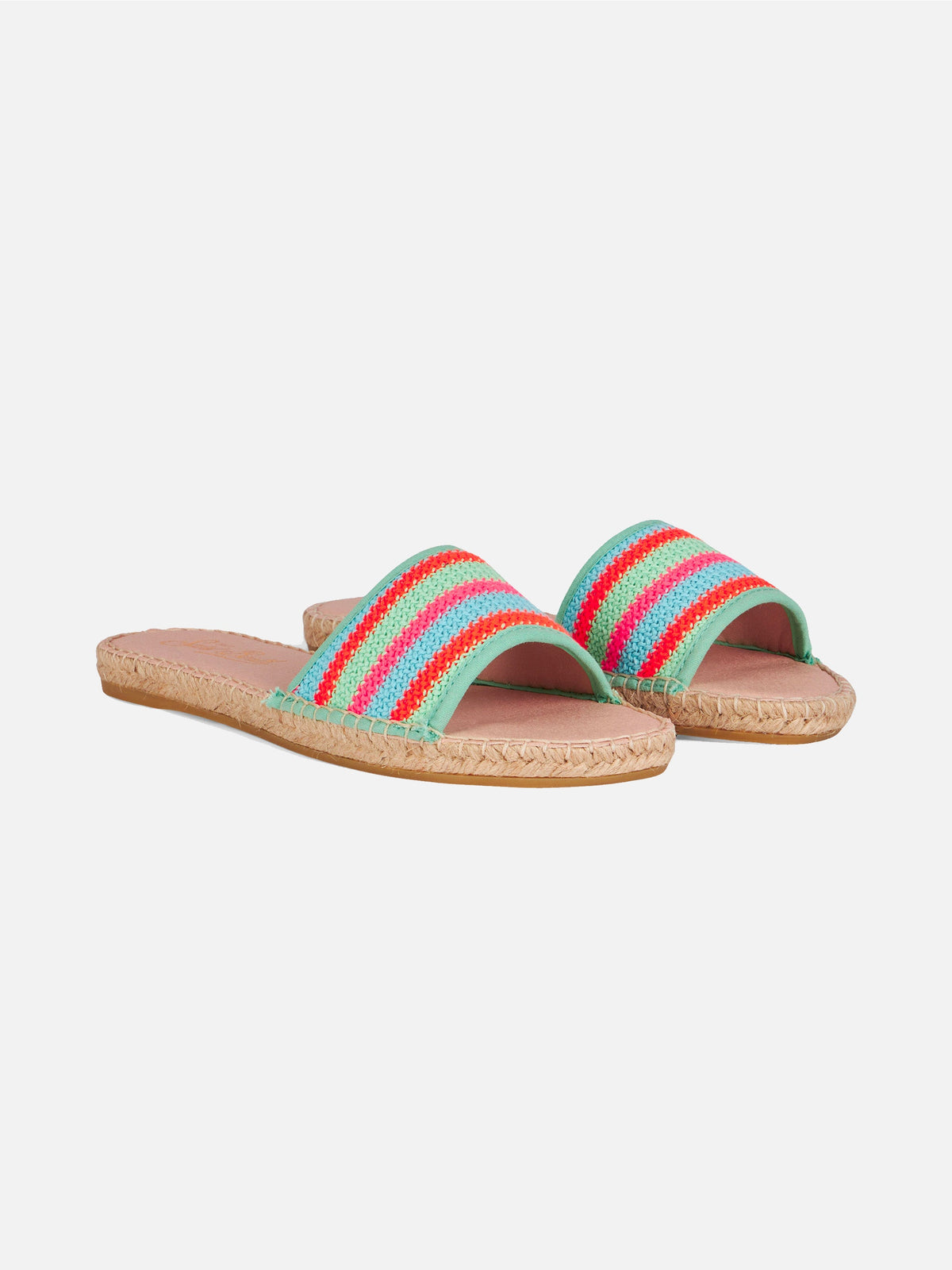 Espadrillas Luz a righe in crochet