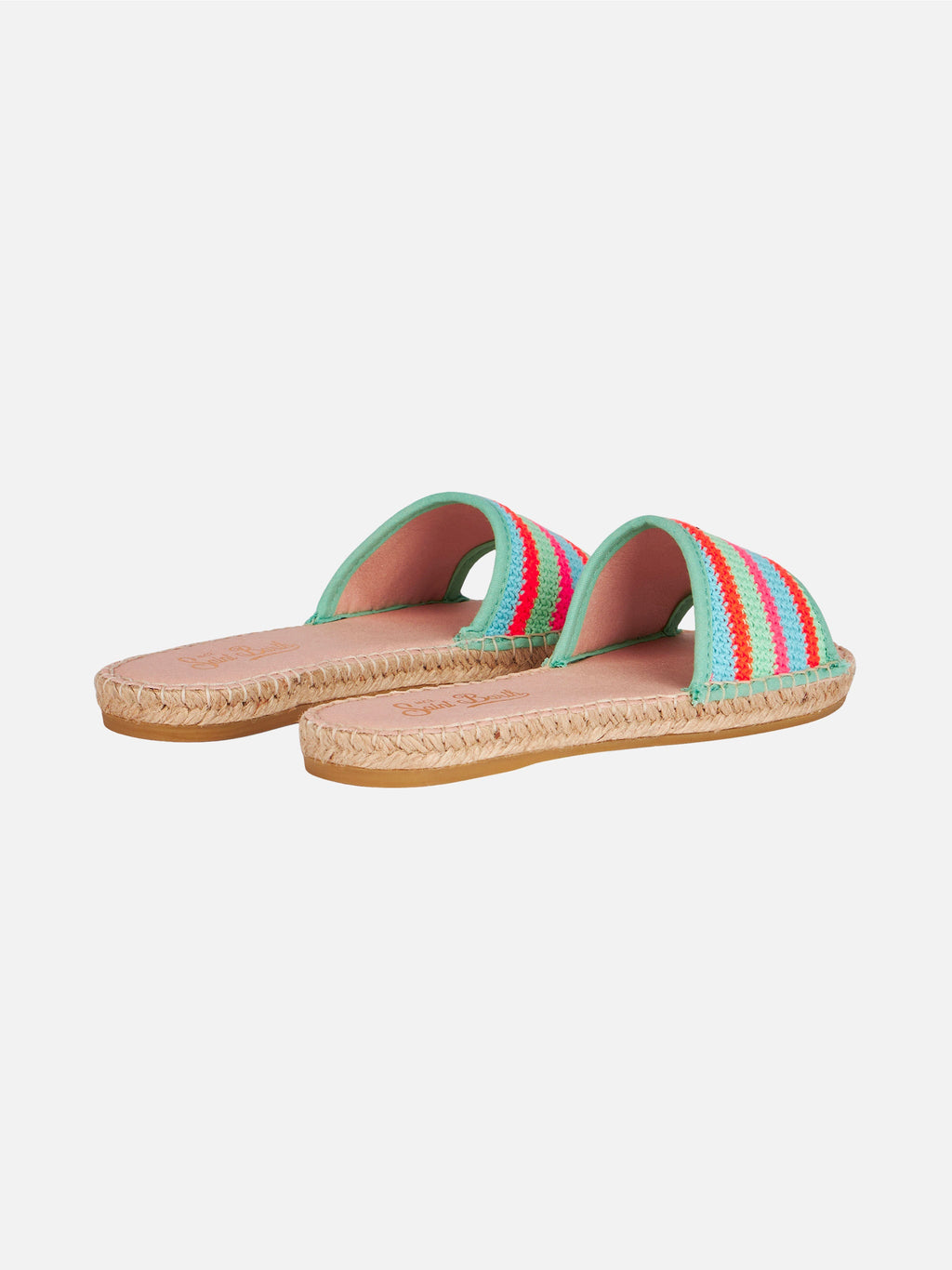 Espadrillas Luz a righe in crochet