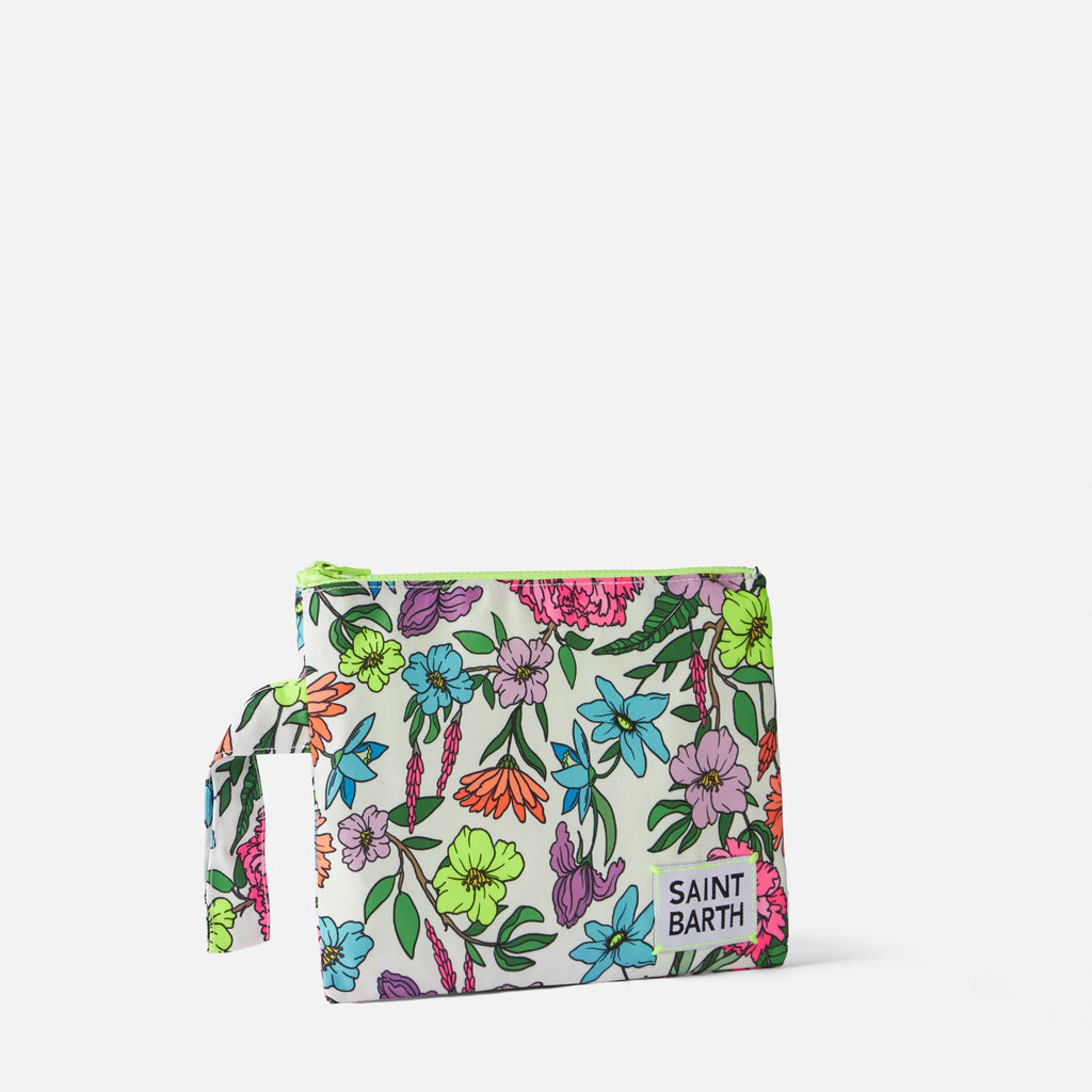 Pochette Pareasy con stampa all-over floreale