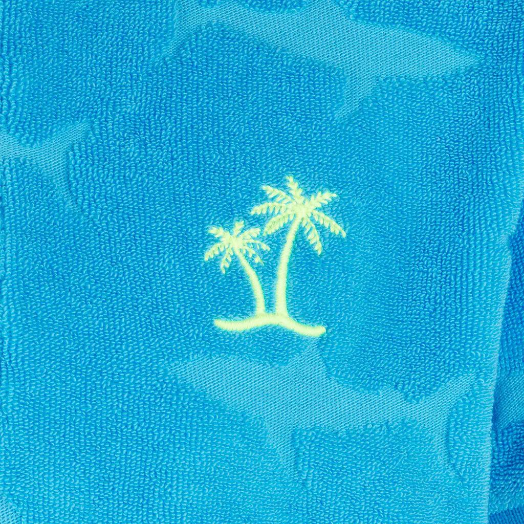 Polo Jeremy Jr bluette in spugna con squali in rilievo product image 3