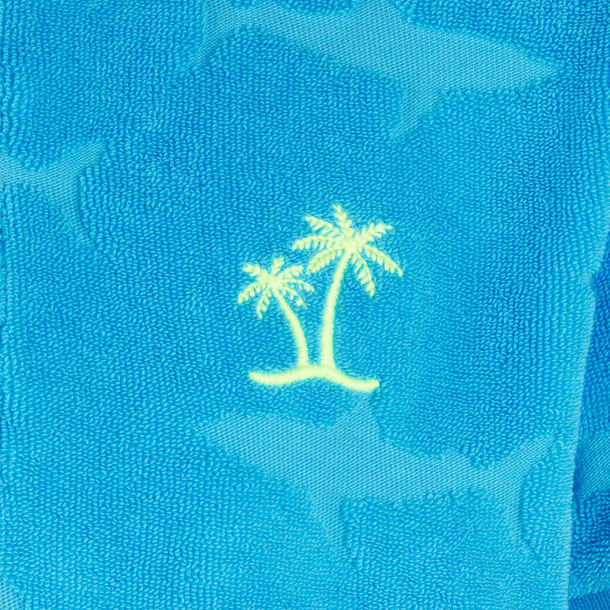 Polo Jeremy Jr bluette in spugna con squali in rilievo product image 3