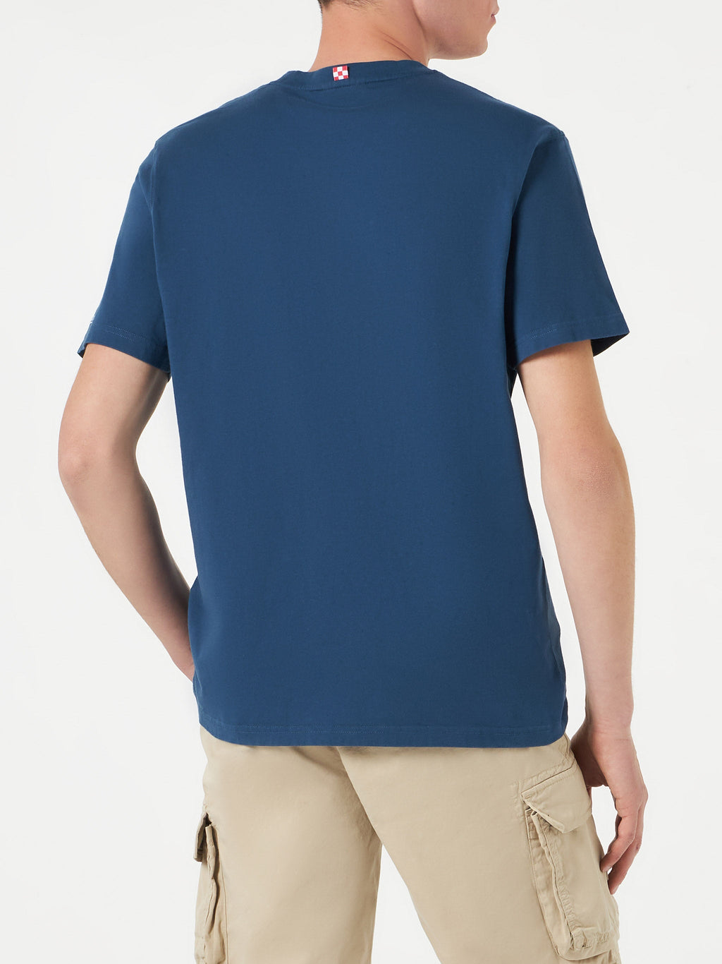 T-shirt blu con ricamo Finchè c’è Gin c’è Speranza product image 3