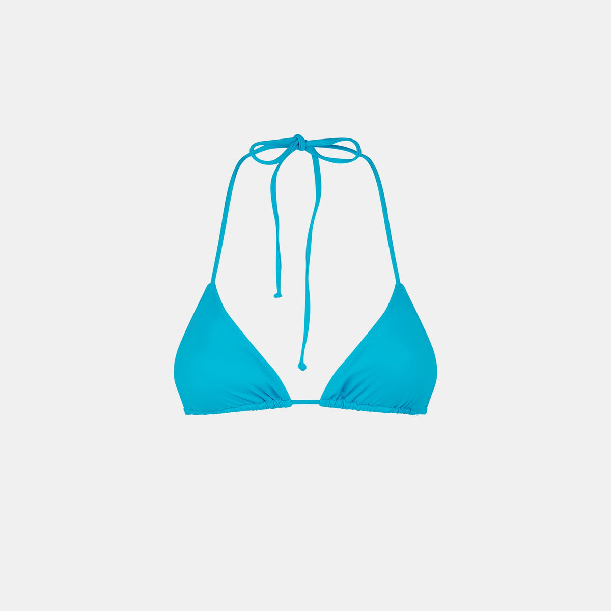 Top bikini a triangolo Leah turchese
