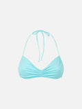 Top bikini a fascia Levante verde acqua