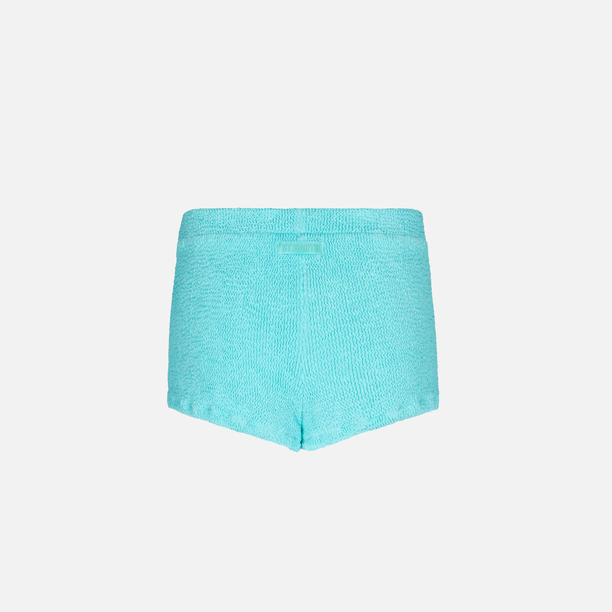 Shorts Sherlin Jr verde acqua in tessuto crinkle product image 2