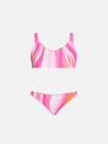 Bikini Kaitlyn con motivo a onde