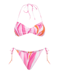 Bikini Levante Norah fascia stampa shape wave con charms