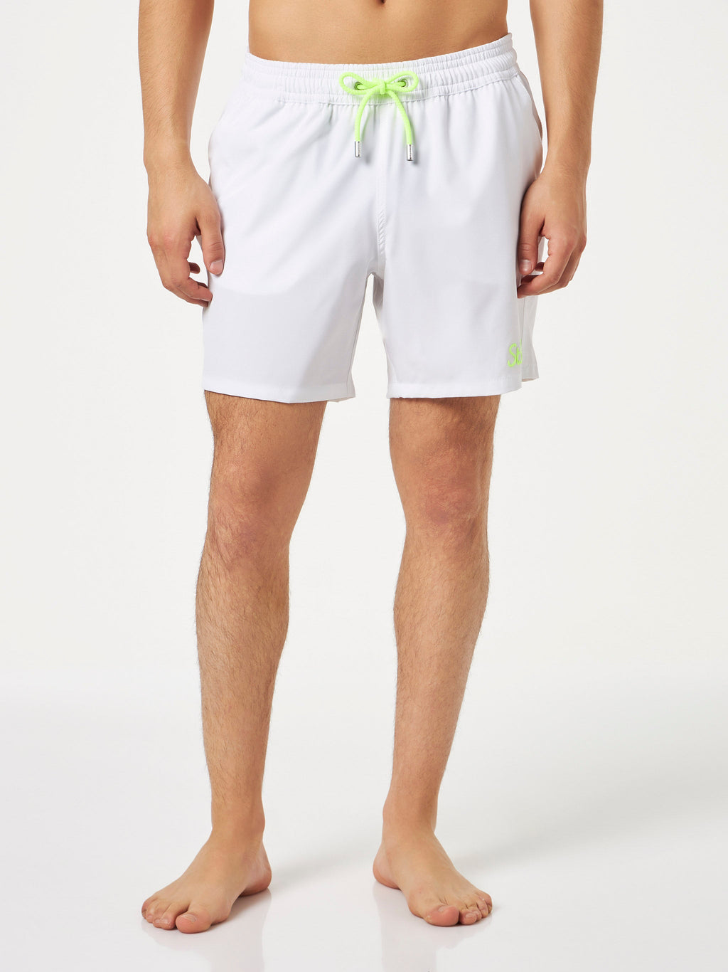 Costume mare Comfort bianco con logo