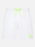 Costume mare Comfort bianco con logo