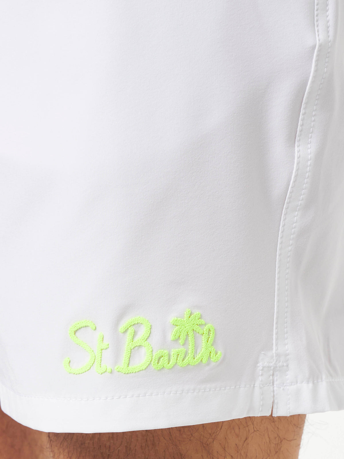 Costume mare Comfort bianco con logo