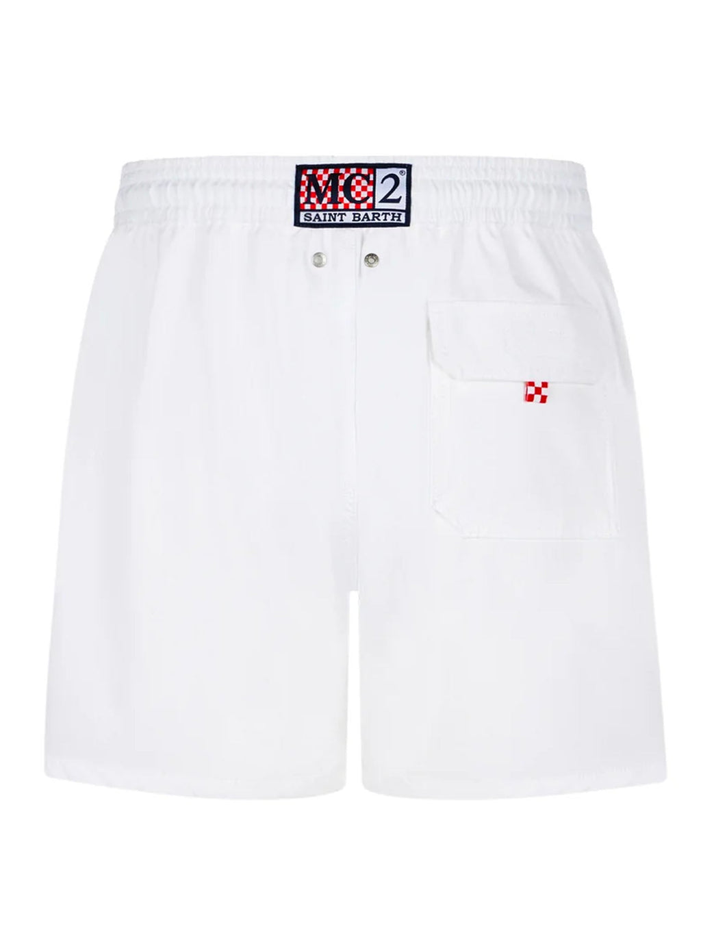 Costume mare Comfort bianco con logo