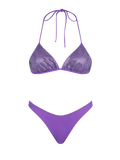 Bikini Annabelle Naomi triangolo con strass viola